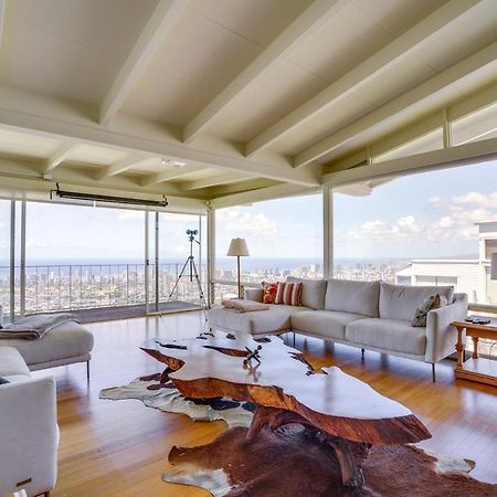 Breezy Honolulu Home Rental Ocean And Skyline Views Extérieur photo