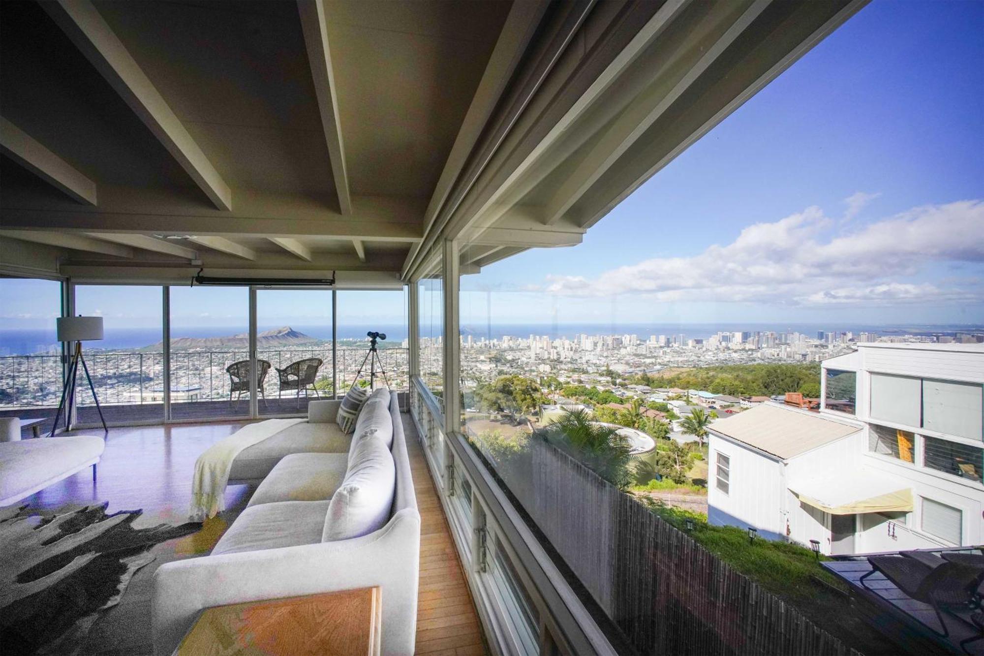 Breezy Honolulu Home Rental Ocean And Skyline Views Extérieur photo